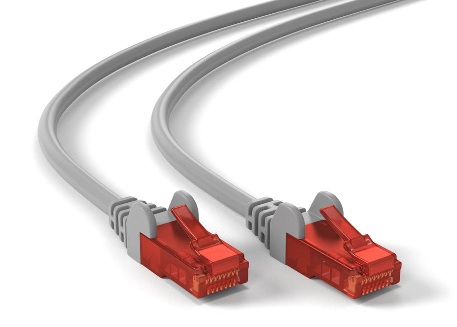 Cat6 15m grijs UTP kabel