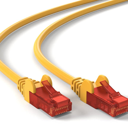 Cat6 1M geel UTP kabel