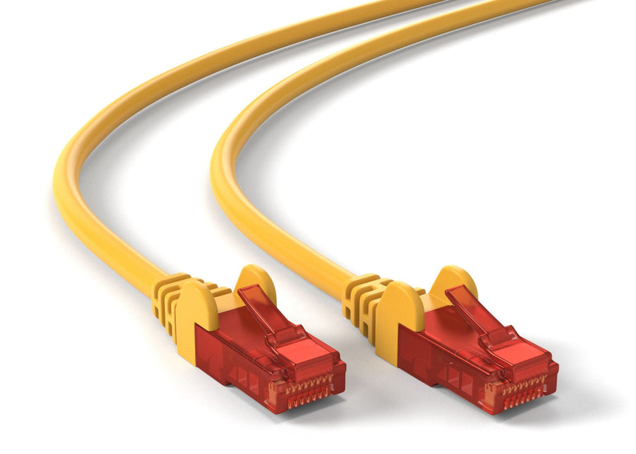 Cable UTP amarillo Cat6 de 2 m