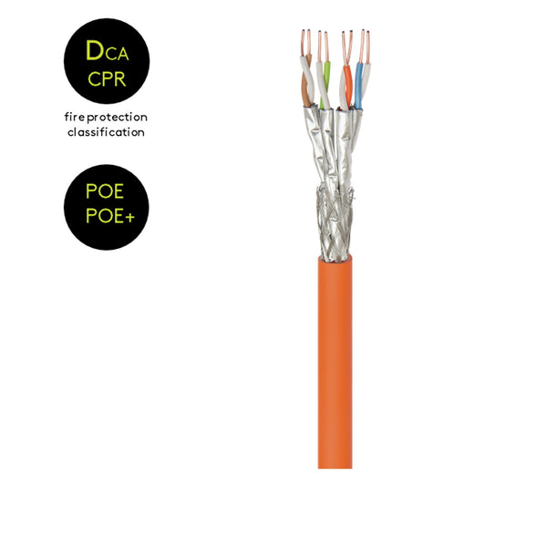 SFTP CAT7 network cable solid 100M 100% copper halogen free