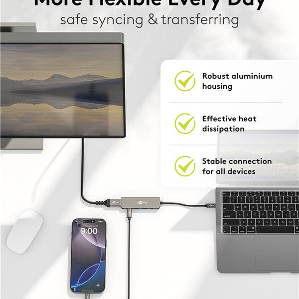 Smart 5-Port USB-C™ Hub with HDMI™ (5 Gbps)