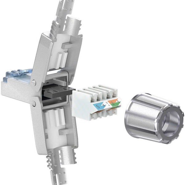 Conector RJ45 sin herramientas CAT6a - STP