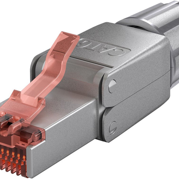 Conector sin herramientas CAT6 RJ45 - STP para cable flexible y rígido