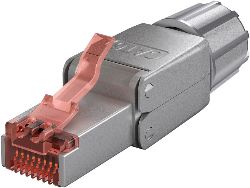 Conector sin herramientas CAT6 RJ45 - STP para cable flexible y rígido