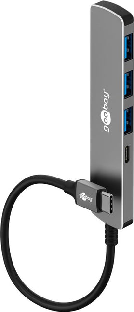 Concentrador USB delgado de 4 puertos, USB-C™ a USB-C™/USB-A, 5 Gbit/s