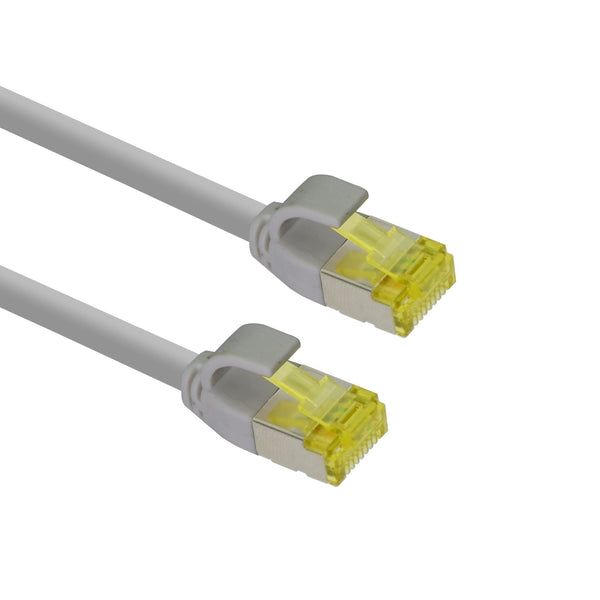 Cable de conexión ultrafino S/FTP Cat 6A gris 7,5 m