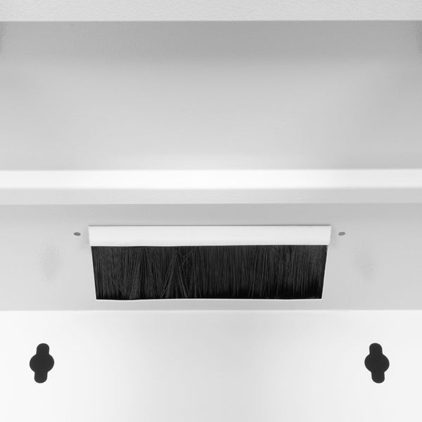 Armario de pared SOHO PRO de 10" y 12 U, sin montar, 315 x 300 x 595 mm, gris claro