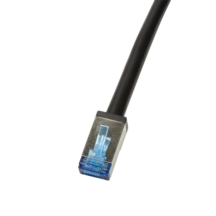 Cable S/FTP CAT6a para exteriores de 0,5 m, 100 % cobre