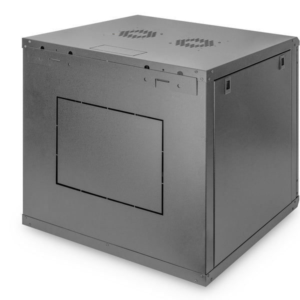 9U wall cabinet 478x600x600 mm, color black (RAL 9005)