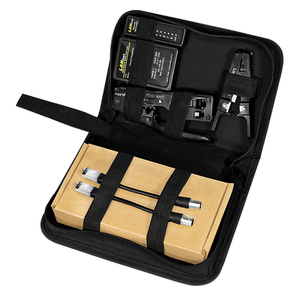 Conjunto de herramientas de red para cables CAT6a y CAT7