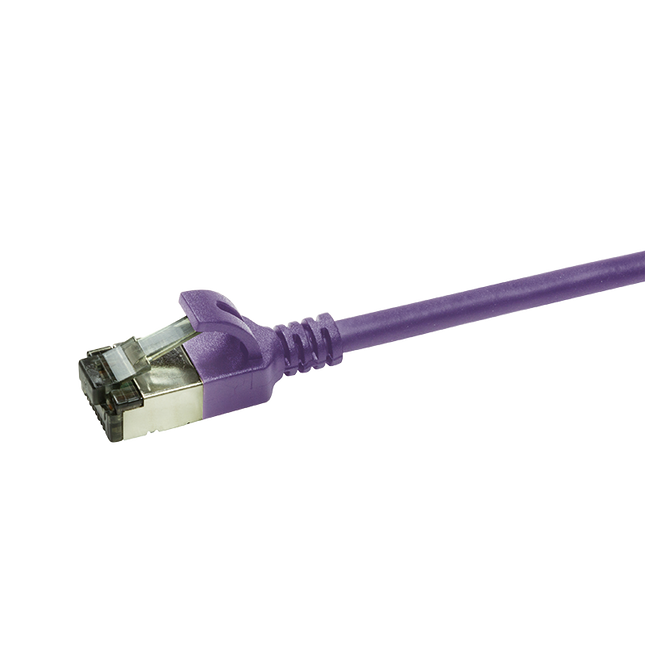 Cable Ultraflex CAT6a U/FTP, 100 % cobre, morado, 1,5 M