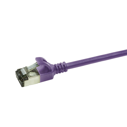 Cable Ultraflex CAT6a U/FTP, 100 % cobre, morado, 1,5 M
