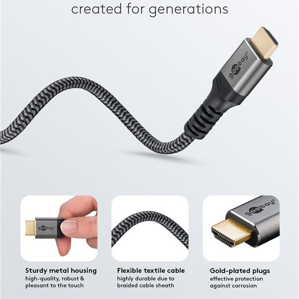 Cable HDMI™ de ultraalta velocidad 8K 60 Hz 0,5 m 