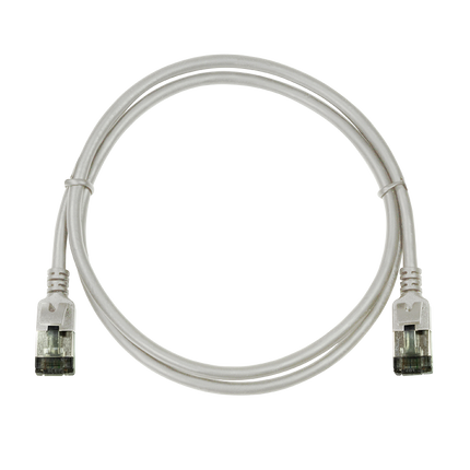 CAT6a U/FTP Ultraflex, 100 % cobre, gris, 1 M