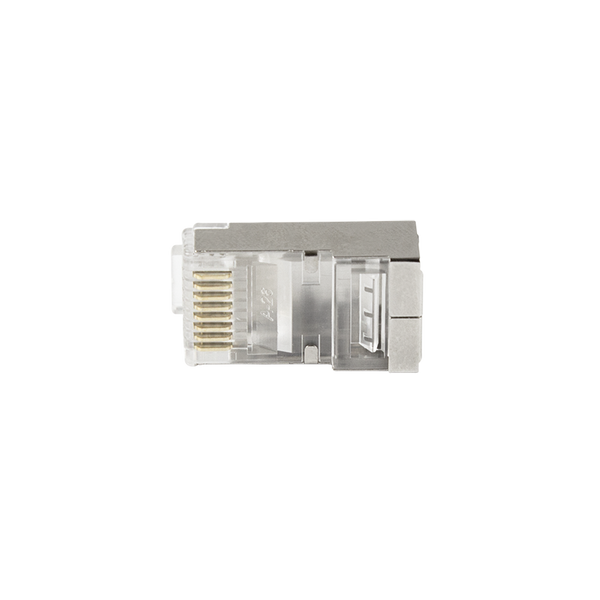 Doorsteek CAT6 Connector RJ45 - STP 10 stuks voor soepele en stugge kabel