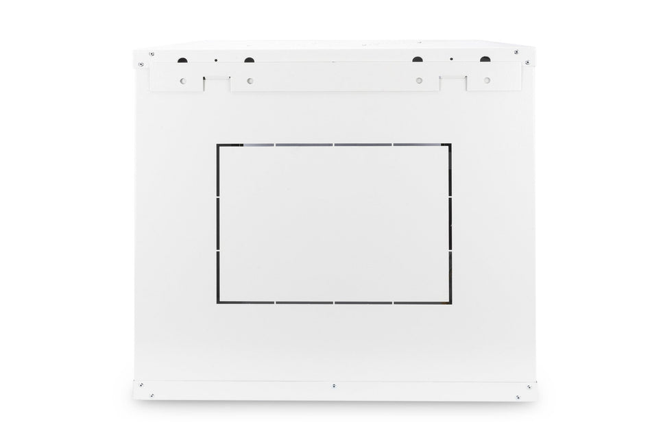12U wall cabinet, Dynamic 600x450x611 mm, color light gray (RAL 7035)