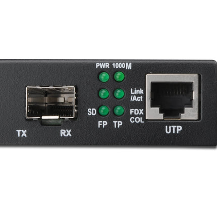 Convertidor de medios Gigabit, RJ45/SFP