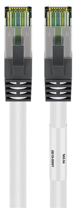 Cable CAT8.1 S/FTP PIMF LSZH 7,50 m blanco