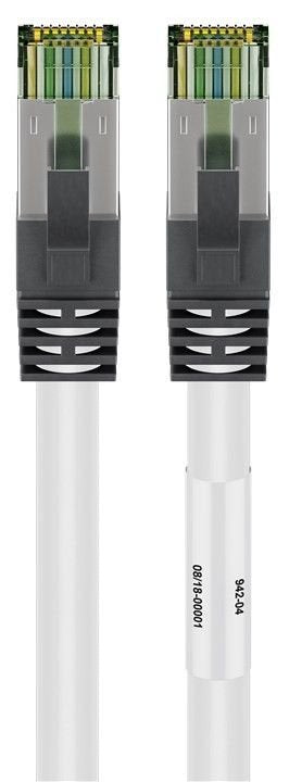 Cable CAT8.1 S/FTP PIMF LSZH 7,50 m blanco