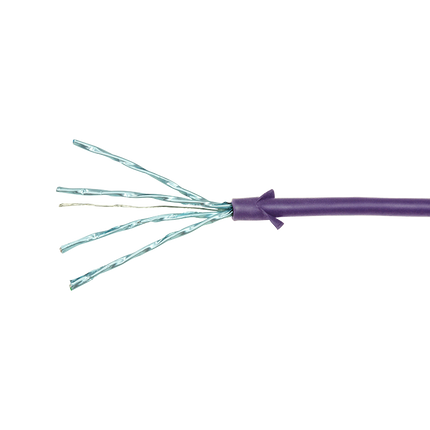 Cable Ultraflex CAT6a U/FTP, 100 % cobre, morado, 1,5 M