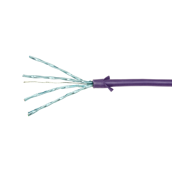 CAT6a U/FTP Ultraflex, 100% koper, paars, 1.5M