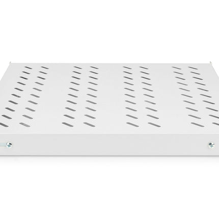 19 Inch 1U shelf for 800mm deep racks 43x484x508mm, adjustable up to 700mm depth, grey