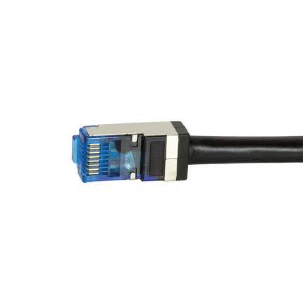 Cable S/FTP CAT6a para exteriores de 10 m, 100 % cobre