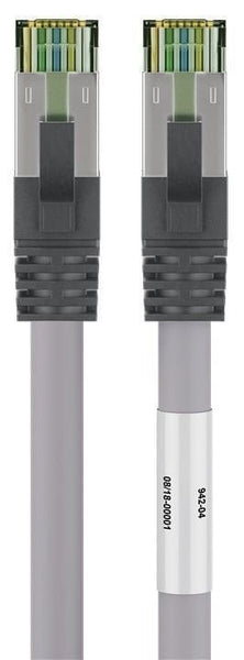 CAT8.1 S/FTP PIMF LSZH 1M Gris