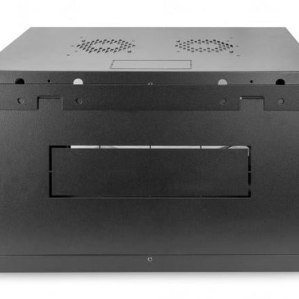 7U wall mounting cabinet, Dynamic 389x600x450 mm, color black (RAL 9005)