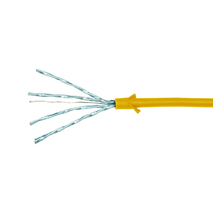 CAT6a U/FTP Ultraflex, 100 % cobre, amarillo, 5 M