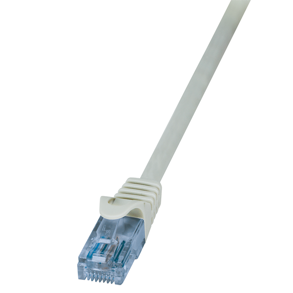 CAT6a U/UTP gris 0,5 M CCA