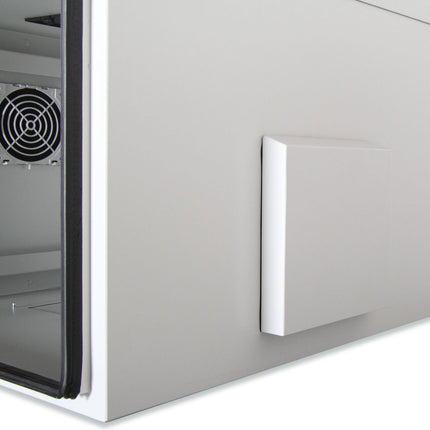 12U wall cabinet, outdoor, IP55 713x600x600 mm, color gray (RAL 7035)