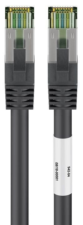 Cable CAT8.1 S/FTP PIMF LSZH 15M Negro