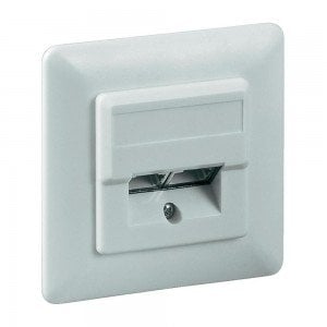 Caja empotrada Cat5e blanca