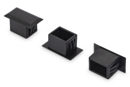 Placa ciega de fibra óptica para orificios dúplex LC 100 piezas