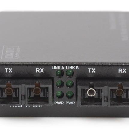 Convertidor de medios Gigabit multimodo/monomodo SC/SC