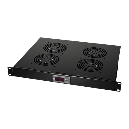 Juego de ventiladores con 4 ventiladores aptos para todos los gabinetes de 19''