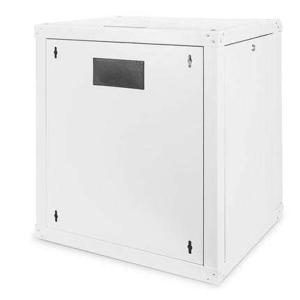 12U wall cabinet, Unique 600x450x643 mm, color light gray (RAL 7035)