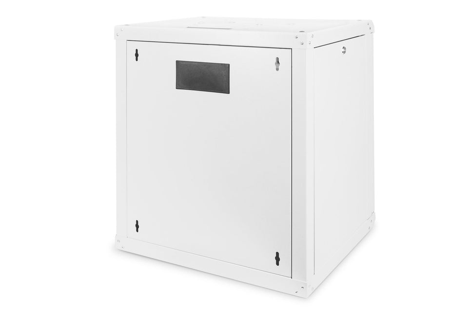 12U wall cabinet, Unique 600x450x643 mm, color light gray (RAL 7035)
