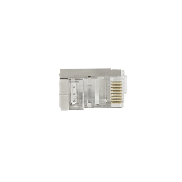 Doorsteek CAT6 Connector RJ45 - STP 10 stuks voor soepele en stugge kabel