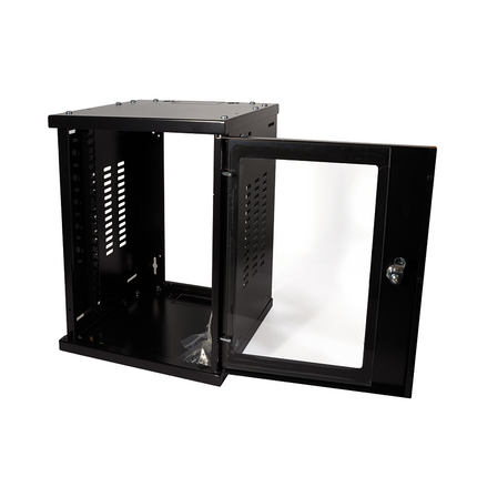 Armario de pared 8U de 10'', 312 x 300 x 415 mm (ancho x profundidad x alto)