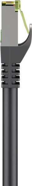 CAT8.1 S/FTP LSZH 0,25 M Negro con certificación GHMT