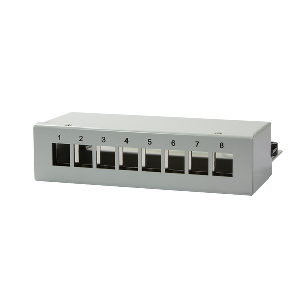Caja de panel de conexión Keystone para 8 keystones