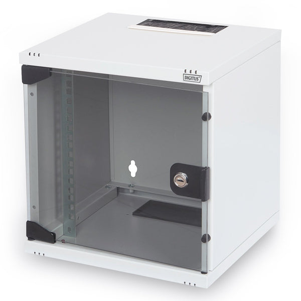 Paquete de red de 10 pulgadas, que incluye gabinete 6U de 330 x 312 x 100 mm, estante gris, PDU, conmutador de 8 puertos, panel de conexión CAT 6 