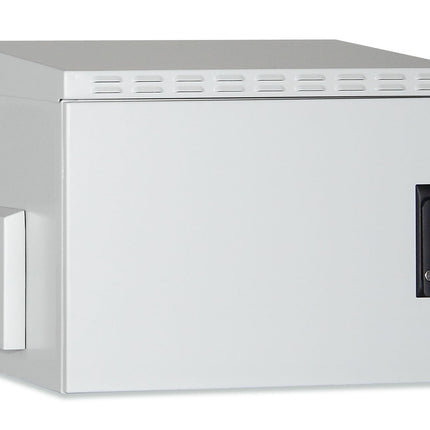 12U wall cabinet, outdoor, IP55 713x600x600 mm, color gray (RAL 7035)