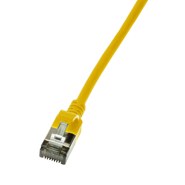 CAT6a U/FTP Ultraflex, 100 % cobre, amarillo, 5 M