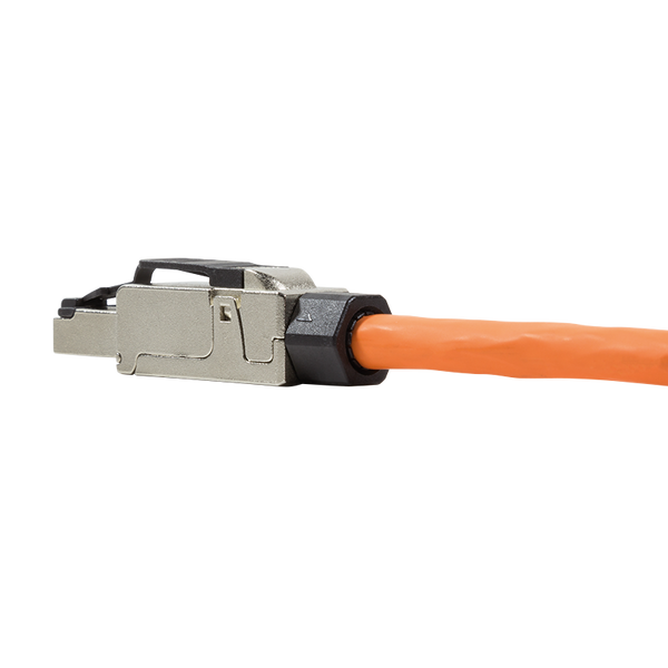 Conector RJ45 sin herramientas CAT6a - STP para cable flexible y rígido