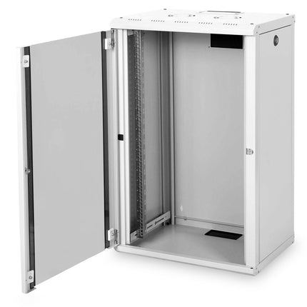 20U wall cabinet, Unique 600x450x998 mm, color light gray (RAL 7035)
