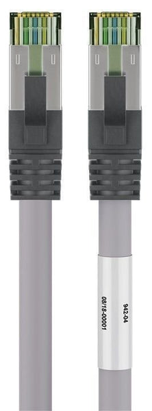 Cable CAT8.1 S/FTP PIMF LSZH 0,5 m gris