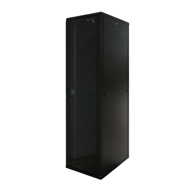 Armario servidor 22U con puerta frontal de cristal (An. x Pr. x Al.) 600 x 1000 x 1166 mm